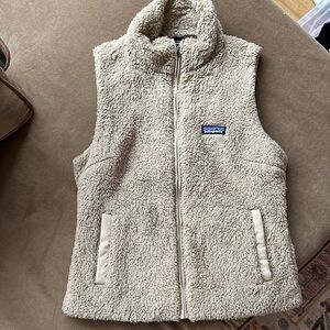 Patagonia Cream Fleece Vest